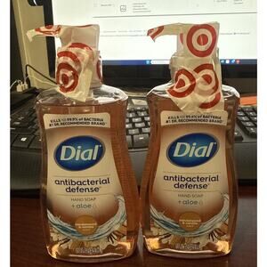 2pk Dial Antibacterial Defense Hand Soap + Aloe Sandalwood & Vanilla Scent 11oz